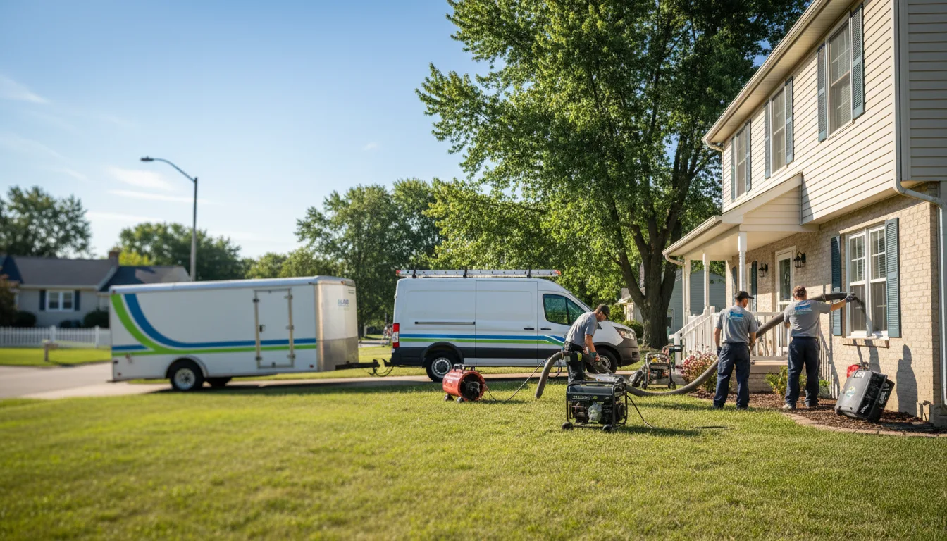 Flooded Basement Restoration And Cleanup With Repair in Welda, KS near me